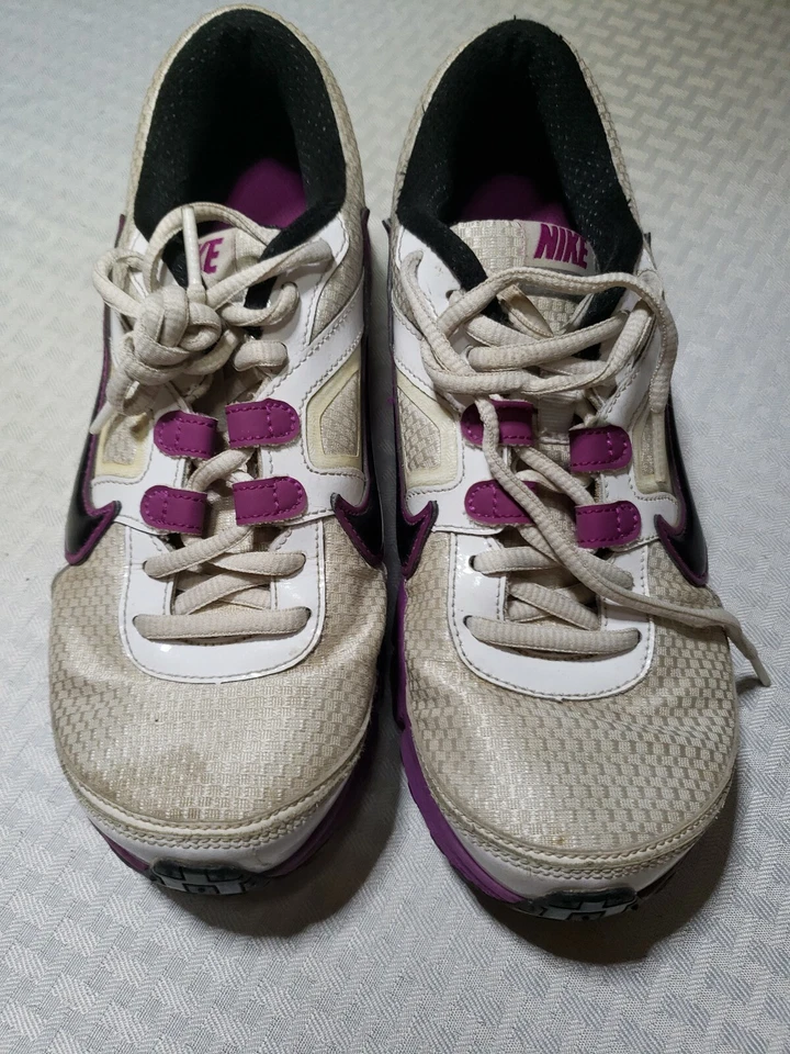 耐克 Dual Fusion ST 紫色跑步运动跑鞋 407847-103 女式 8 码 — 第 3/4 张图片