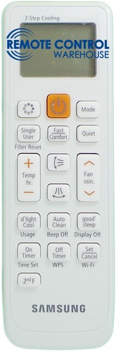 ORIGINAL SAMSUNG AIR CON REMOTE CONTROL ARH5037 DB93-11489S DB9311489G AQV09UWLN - Picture 2 of 2