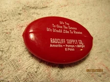 Vintage QUICKOIN Coin Purse Radcliff Supply Co Amarillo Pampa Borger El Paso NOS