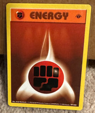 first edition energy card Double Colorless  #96(Shadowless) All cards will be carefully packed for safe transit Fighting Energy [1st Edition] #97