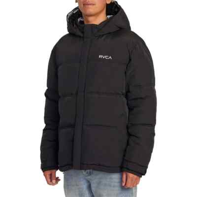 RVCA Balance Puffer Jacket Black UK
