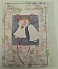 Happy Anniversary Greeting Card with Envelope
