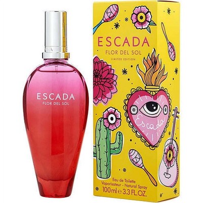 Escada Ladies Flor Del Sol EDT Spray 3.4 oz Fragrances 3614229478693 3.3oz