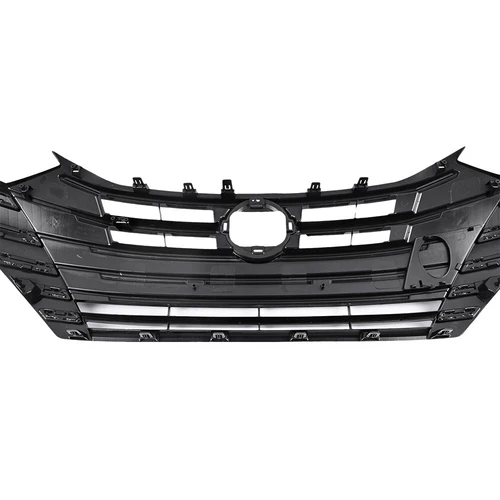 Conjunto de rejilla de parachoques delantero de plástico cromado y negro para Nissan Versa 2023-2025 - Imagen 9 de 11