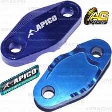 Apico Blue Brake Hose Brake Line Clamp For KTM SX 125 2015 15 Motocross Enduro