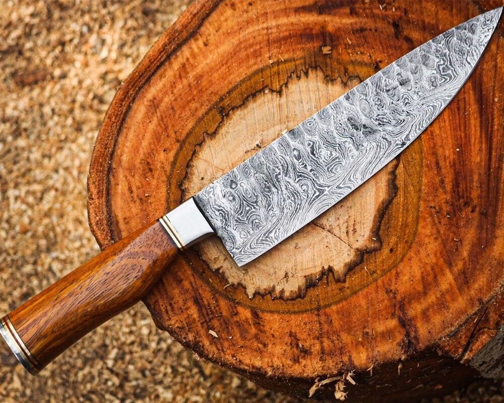 Professional Handmade_1 x Kitchen Chef Knife Set Damascus knives eBay