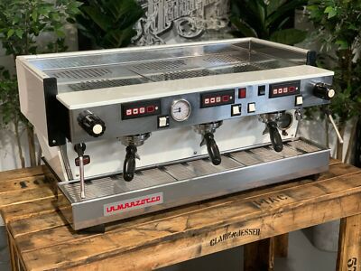 LA MARZOCCO LINEA CLASSIC AV 3 GROUP WHITE ESPRESSO COFFEE MACHINE CHRONO TOUCHP