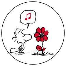 BIRD SINGING FLOWER ENVELOPE SEALS LABELS STICKERS PARTY FAVORS