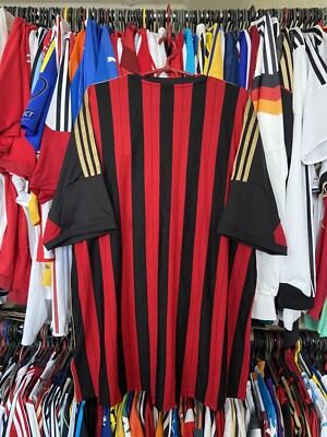 AC MILAN 2013 2014 HOME FOOTBAL SHIRT SOCCER JERSEY ADIDAS G77255