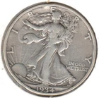 1934-S EXTREMELY FINE Walking Liberty Half Dollar