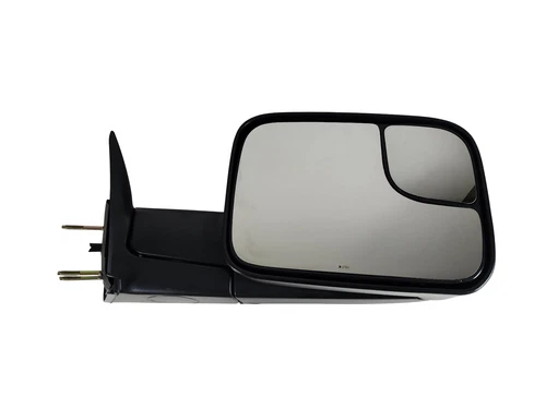 Used 02-10 Ram Passenger Mirror Manual Textured Black 7X10 Flip-Up Trailer Tow
