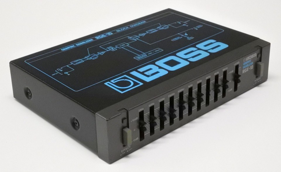 BOSS RGE10 Graphic Equalizer Micro Rack Guitar Effects Unit MIJ 36