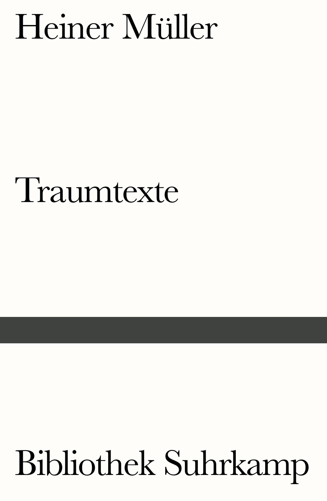 Thumbnail - Traumtexte | Heiner Müller | Deutsch | Taschenbuch | Bibliothek
