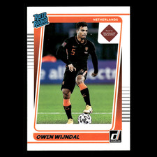Owen Wijndal Rookie #197 2021 Donruss Rated Rookie Netherlands Soccer Card NM. rookie card picture
