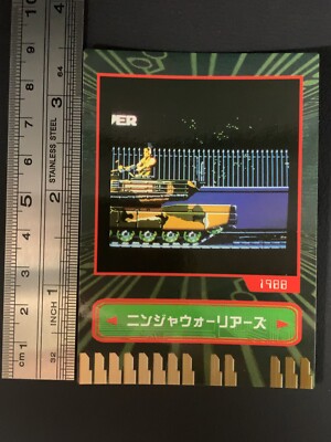 The Ninja Warriors 21 Taito Game History Card Shinseisha 1998