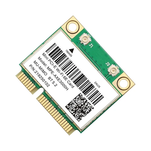 WiFi 6E Wifi Card Mini PCI-E Network Adapter 802.11AX AX210 WiFi Bluetooth 5.2 - Picture 4 of 4