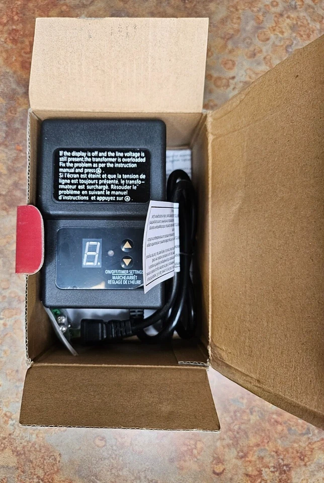 Paradise - Low Voltage (12V) Outdoor Lighting 45 Watt Transformer  GL22911 - NEW - Image 3 of 3