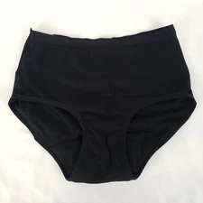 Period. Womens Panties Brief Black Large High Waist