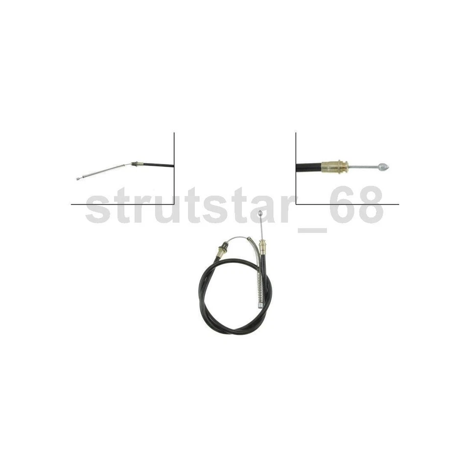 2 cables de freno de estacionamiento traseros para camioneta GMC K15/K1500 1967 K15/K1500 Suburban Foto 2 de 4