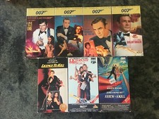 JAMES BOND VHS LOT 7 DR NO GOLDFINGER DIAMONDS OTHERS