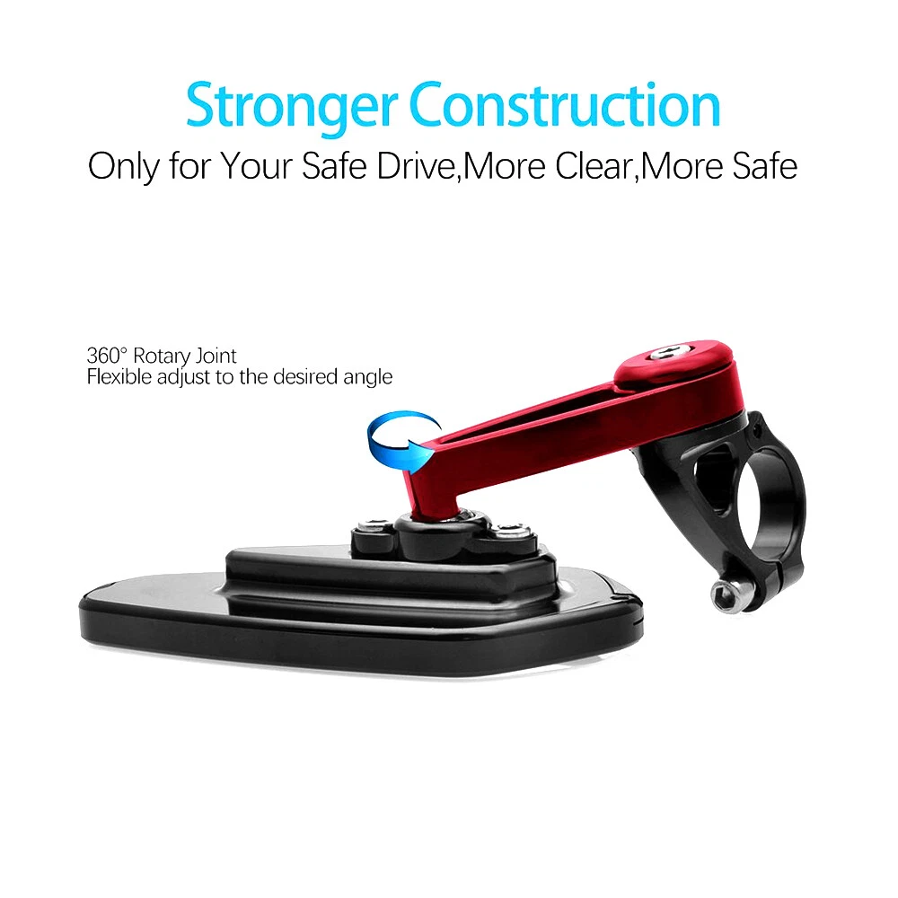 Motorcycle Motorbike Bar End Mirrors Custom For Triumph Speedmaster Cafe Racer - Picture 5 of 11