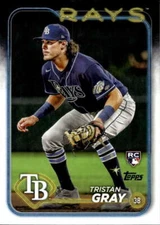2024 Topps #483 Tristan Gray NM-MT RC Rookie Rays ID:71393