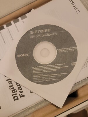 SONY DPF-D75 7 INCH BLACK DIGITAL S-FRAME 256MB Internal Memory