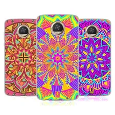 HEAD CASE DESIGNS MANDALA FLOWERS SOFT GEL CASE FOR MOTOROLA PHONES