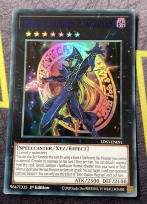 🔵 Yugioh LDS3-EN091 Ebon Illusion Magician BLUE Ultra Rare 1ST EDITION | eBay