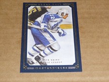 2008/09 Upper Deck Masterpieces RICK VAIVE BLACK FRAMED MAPLE LEAFS /50 M4273