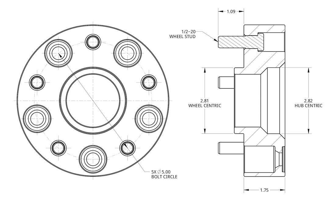 Spidertrax WHS021  Wheel Spacer WHEEL SPACER