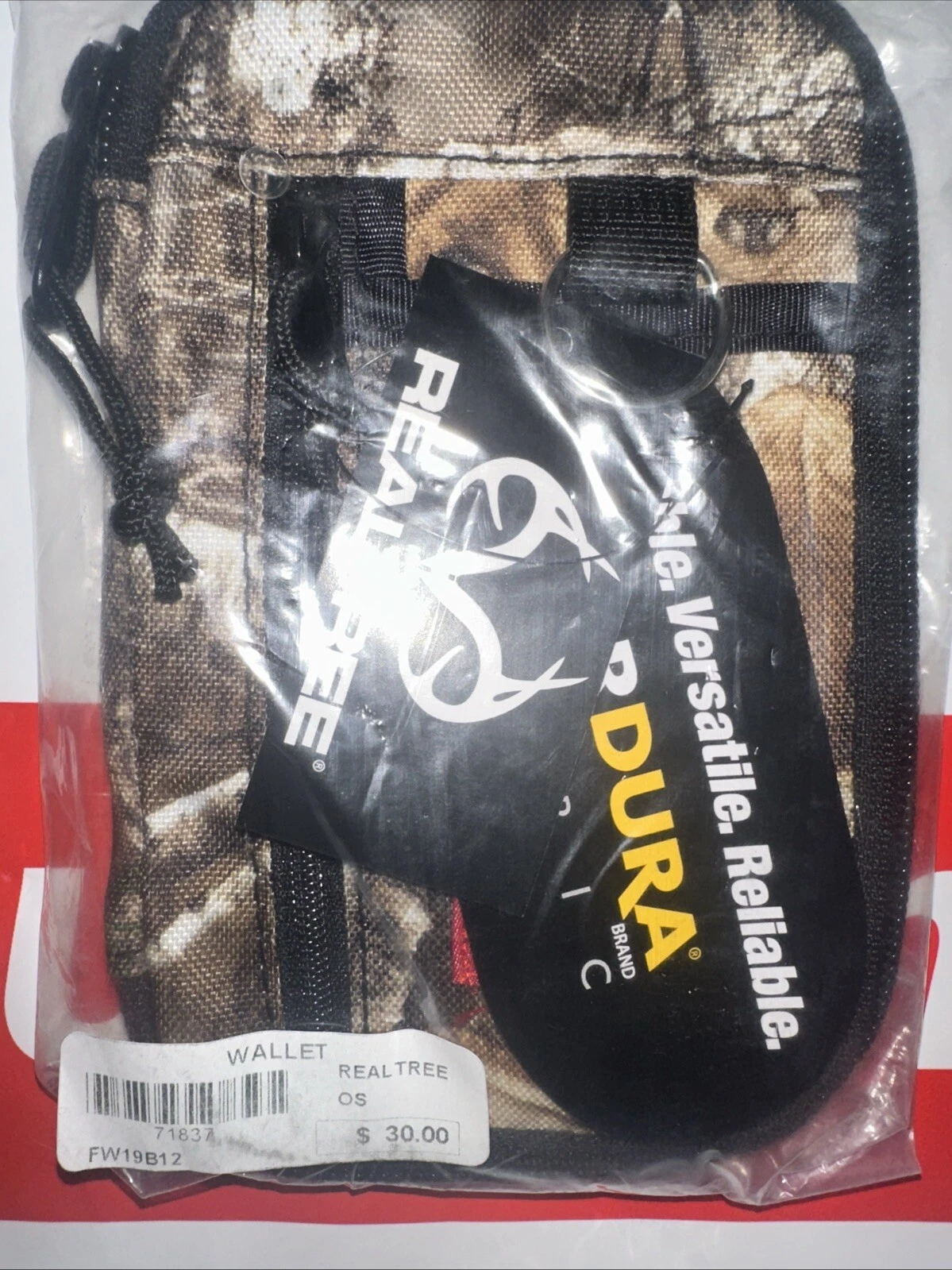 Portefeuille Supreme FW19   Camouflage arbre véritable