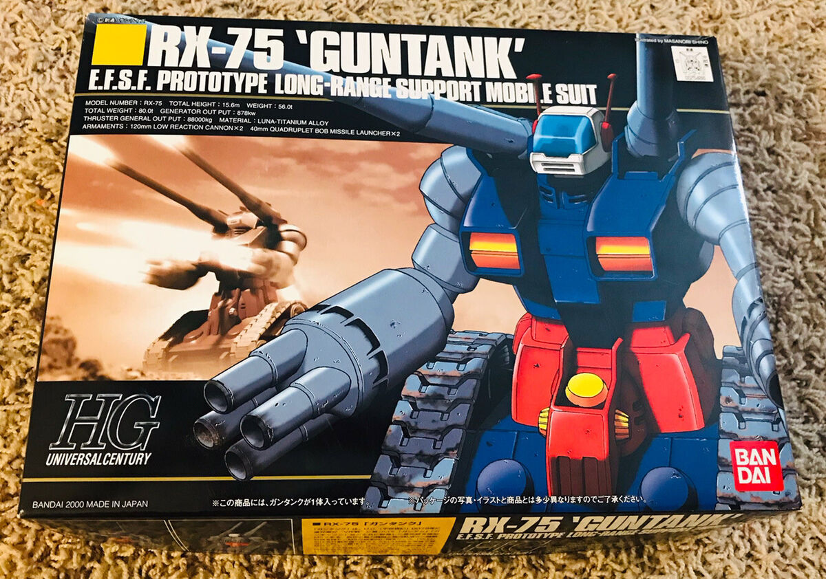 HGUC 007 RX-75 Guntank (Gundam) 1/144 Bandai Original HGUC 007 RX-75 Guntank (Gundam) 1/144 Bandai Original