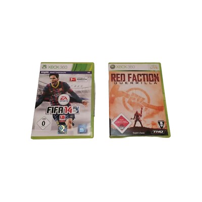 2x XBOX 360 Spiele Red Faction Guerrilla FSK18 + FIFA 14  TOP #5816
