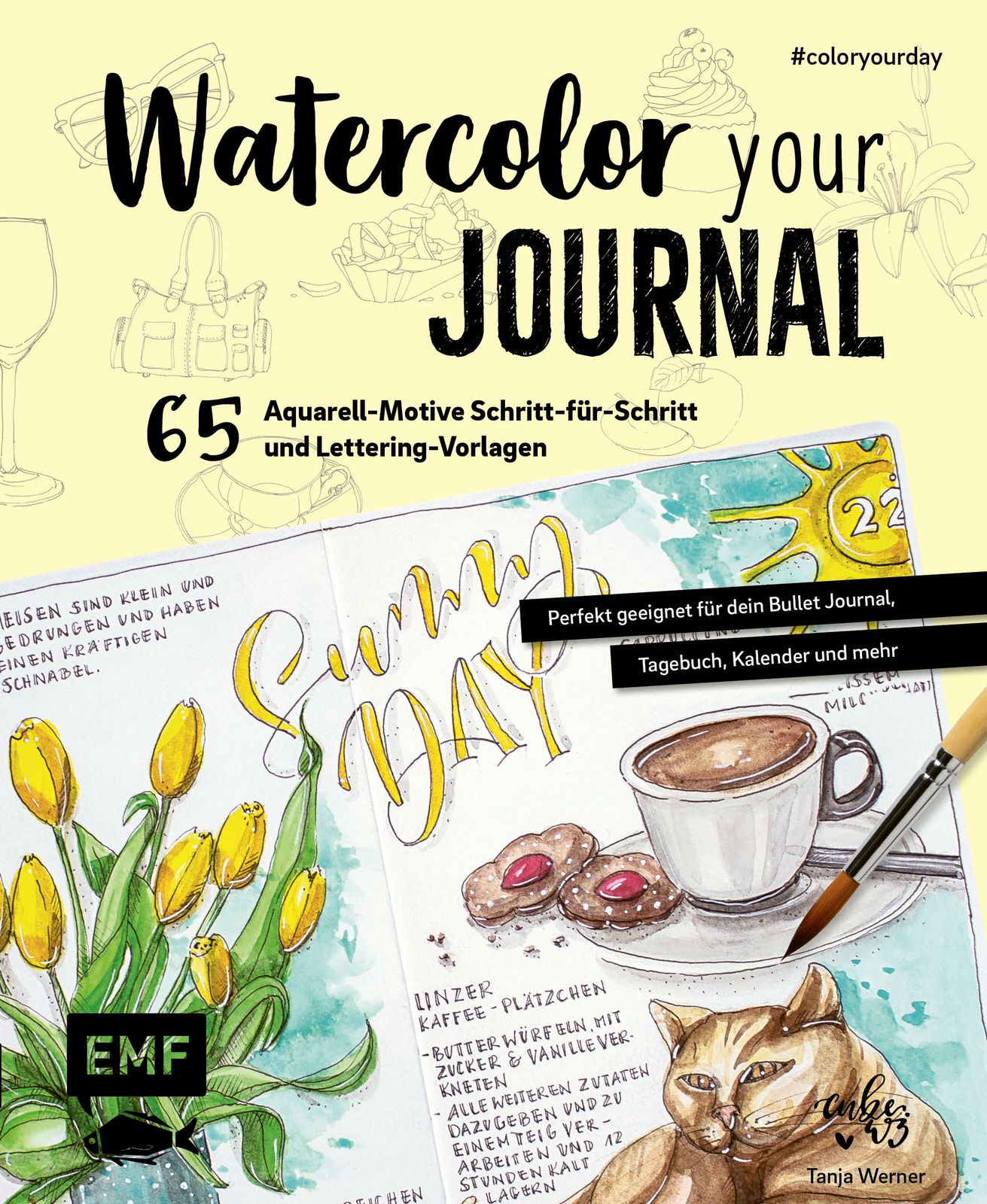 Thumbnail - Tanja Werner / Watercolor Your Journal Coloryourday