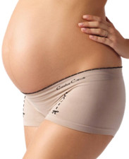 Cache Coeur Illusion Maternity Shorty Gr.S nahtlos Schwangerschafts Slip Beige