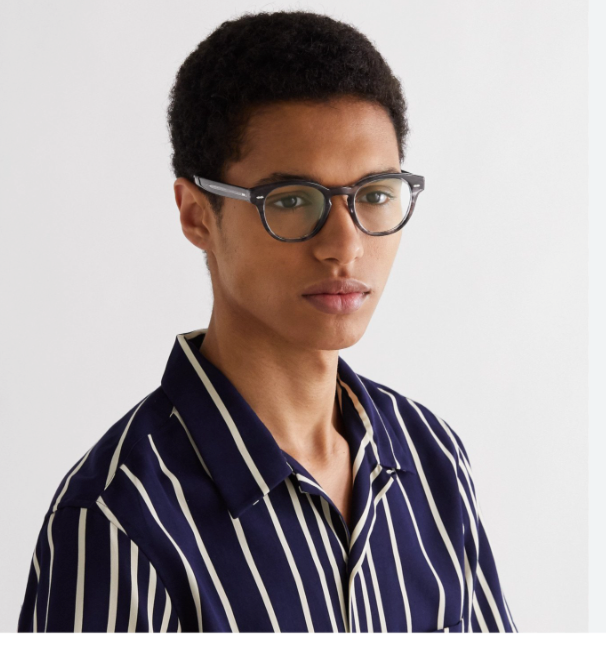 OLIVER PEOPLES CARY GRANT OPTICAL OV5413U in NAVY SMOKE MSRP$468 DiCaprio’s  Fav