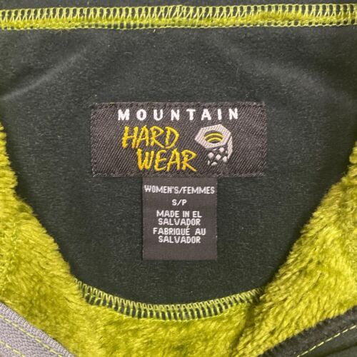 Mountain Hardwear Hoodie Damen Small Green Monkey Fleecejacke Sherpa Pile Zip - Bild 3 von 6