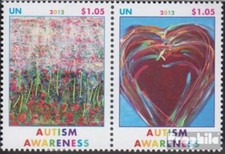 UN - New York 1302-1303 Couple (complete issue) fine used / cancelled 2012 Autis