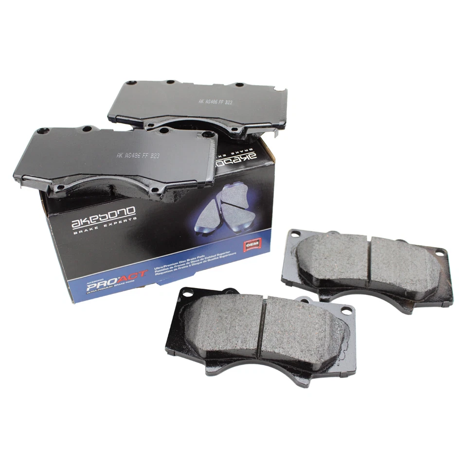 Front Disc Brake Pads Akebono ProACT For Toyota 4Runner Sequoia Lexus GX460 - Image 3 of 4