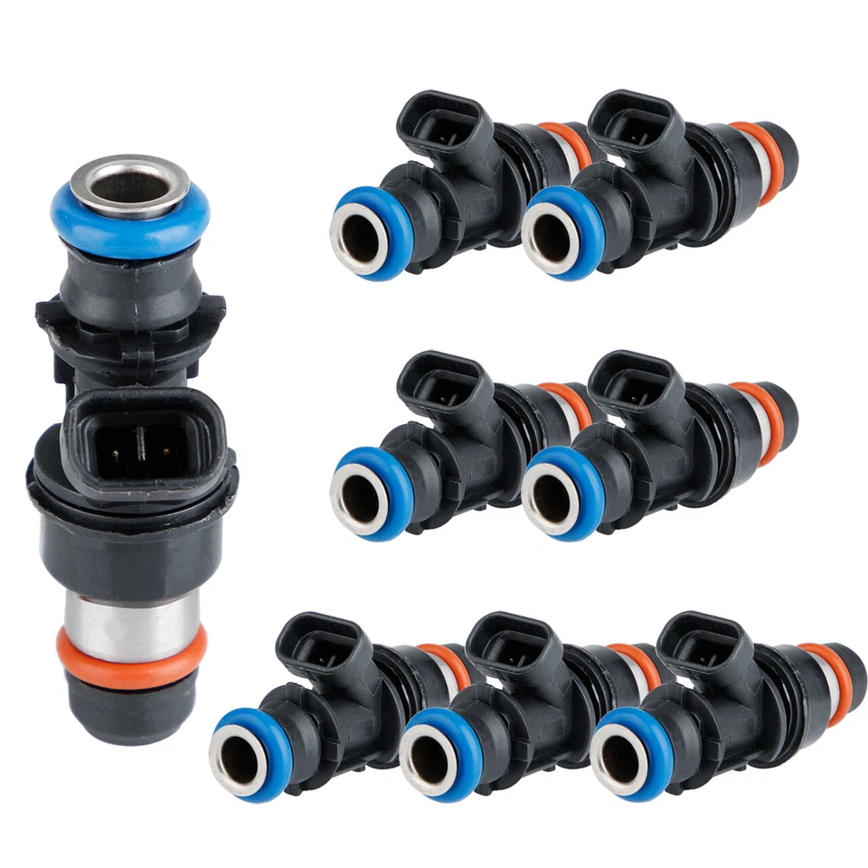 Inyectores de combustible 8x 25317628 para 99-07 Chevy Silverado GMC Cadillac/4,8/5,3 L 6,0 L Foto 2 de 4