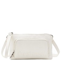 Desigual Half Logo 24 Lisa - UmhäNgetasche 20 Cm (White)
