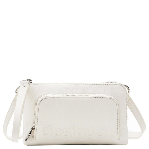 Desigual Half Logo 24 Lisa - UmhäNgetasche 20 Cm (White)-image