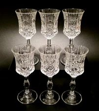 (462) *RARE Vintage Royal Crystal Rock (RCR) Impero Cordials Set Of 6 *MINT