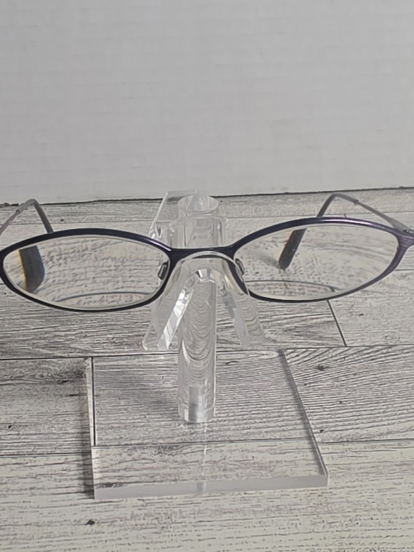 LACOSTE LA12203 PL Purple Pre-owned Kids Eyeglass Frames Only 49-17-135