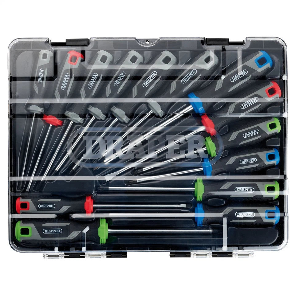 Draper 13437 Soft Grip Screwdriver Set with TX-STAR® 14 Piece - Image 2 of 2