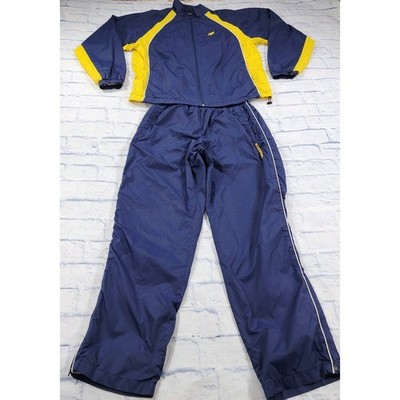 New Balance Track Suit MENS M Jacket Pants Active Jogger Set VINTAGE Y2K 90s