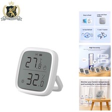 Smart Zigbee Thermometer Hygrometer with LCD - Works with Alexa Google Home