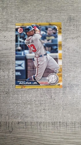 2019 Bowman GOLD Ronald Acuna Jr #78 /50 Parallel