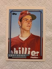 1992 Topps Andy Ashby #497 Totals Philadelphia Phillies Baseball Card